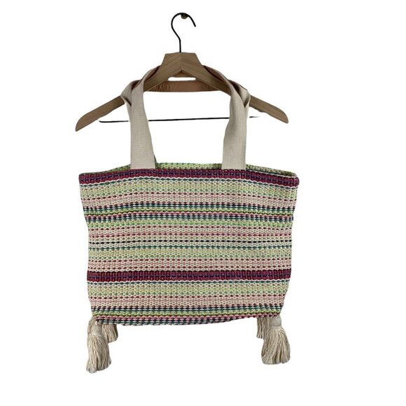 Ugg Australia Julia Woven Tote Bag – Camel Multi - Picture 1 of 9